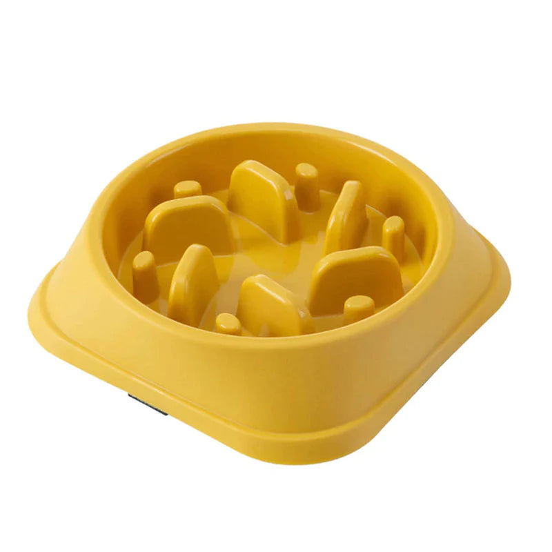 Pet Slow Food Bowl Small Dog Choke-Proof Bowl Non-Slip Slow Food Feeder Dog Rice Bowl Pet Supplies Available for Cats and Dogs