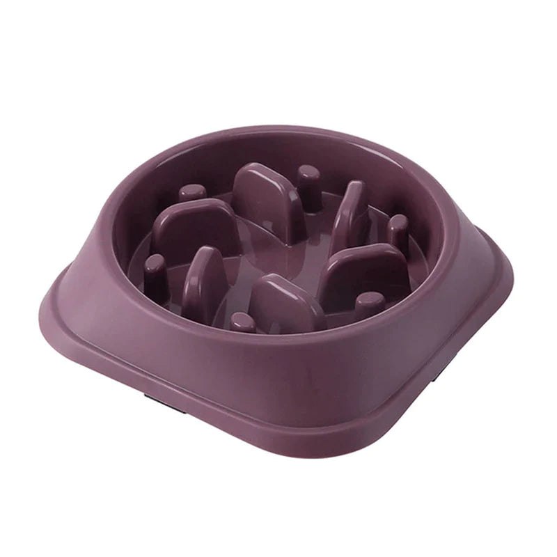 Pet Slow Food Bowl Small Dog Choke-Proof Bowl Non-Slip Slow Food Feeder Dog Rice Bowl Pet Supplies Available for Cats and Dogs